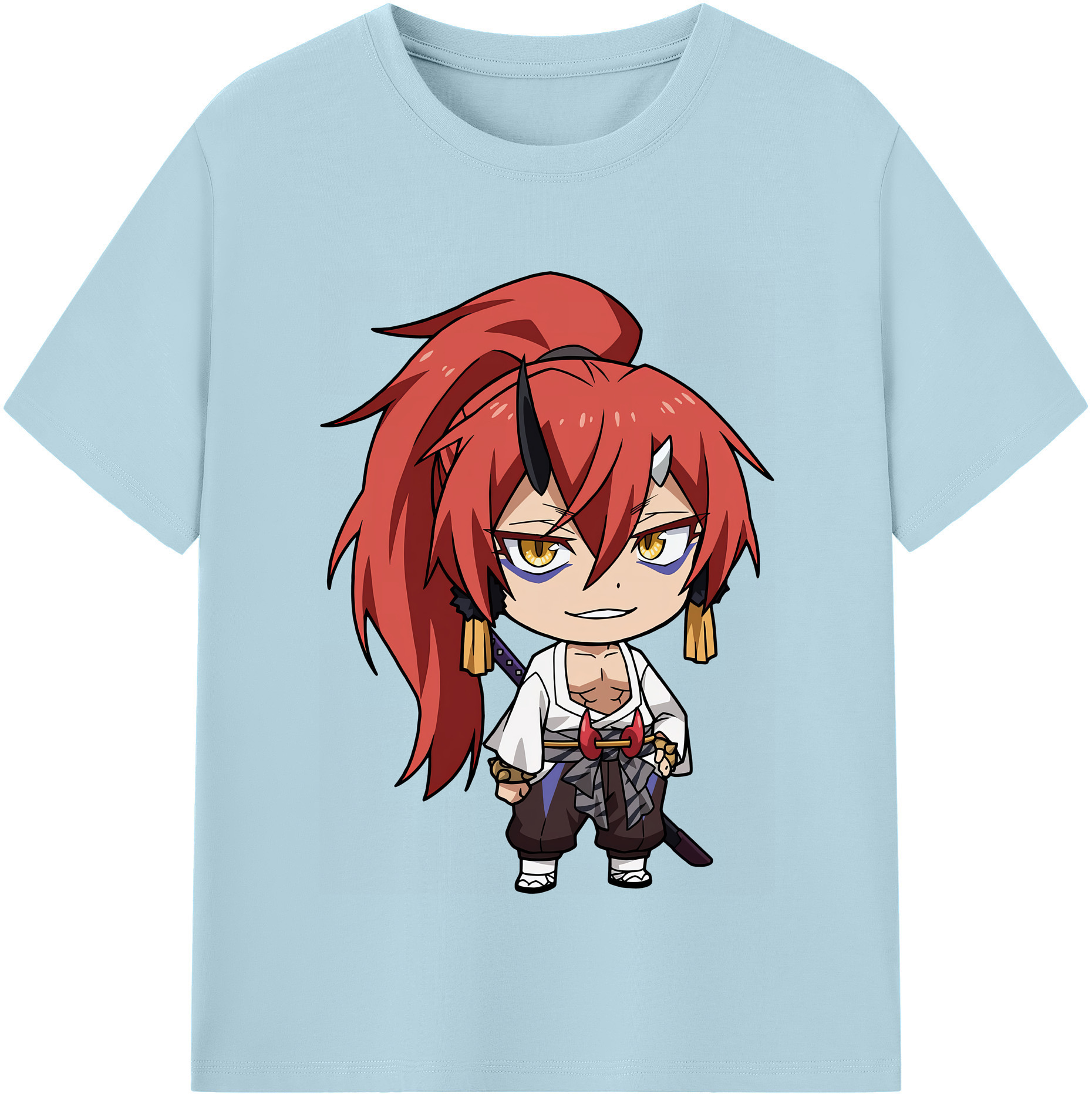 （画像用） 転スラ Regarding Reincarnated to Slime 綿100％半袖Tシャツ（フロントプリント）